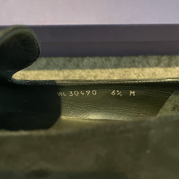 Stuart Weitzman Black Suede Arky Flats - Picture 5 of 5